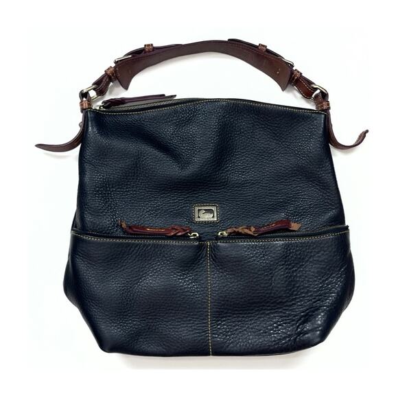 Dooney & Bourke Pebbled Leather Satchel - Picture 1 of 15